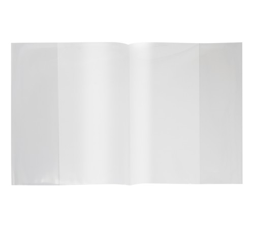 Обложка Silwerhof 382162 для тетради/дневника (набор 10шт) ПП 70мкм гладкая прозр. 210x345мм