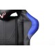 Кресло игровое Бюрократ VIKING 5 AERO черный/синий искусственная кожа с подголов. крестовина пластик
