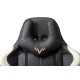 Кресло игровое Бюрократ VIKING 5 AERO черный/белый искусственная кожа с подголов. крестовина пластик
