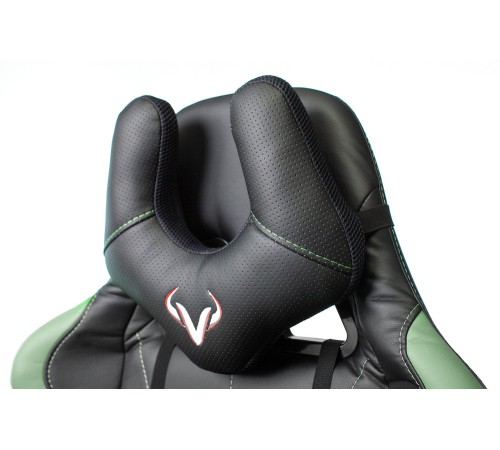 Кресло игровое Бюрократ VIKING 5 AERO черный/салатовый искусственная кожа с подголов. крестовина пластик