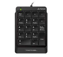 Числовой блок A4Tech Fstyler FK13P черный USB slim для ноутбука