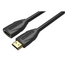 Кабель-удлинитель Vention HDMI High speed v1.4 with Ethernet 19F/19M - 5м Black Edition Удлинитель Vention HDMI(f)/HDMI(m) - 5 м (VAA-B06-B500)