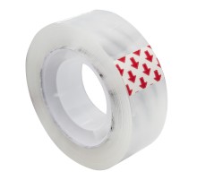 Клейкая лента канцелярская Silwerhof 481059 прозрачная шир.19мм дл.33м 35мкр полипропилен спайка