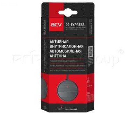 Антенна автомобильная ACV 99 Express активная радио каб.:2.5м черный (35721) Антенна автомобильная ACV 99 Express активная радио каб.:2.5м черный (35721)