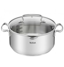 Кастрюля Tefal Duetto+ G7194655 4.7л. d=24см (с крышкой) стальной (2100113152)