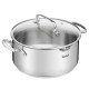 Кастрюля Tefal Duetto+ G7194655 4.7л. d=24см (с крышкой) стальной (2100113152)