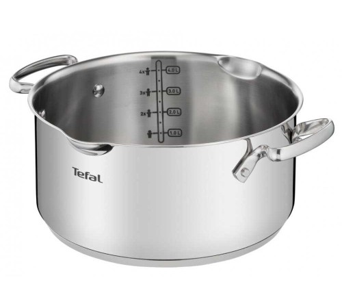 Кастрюля Tefal Duetto+ G7194655 4.7л. d=24см (с крышкой) стальной (2100113152)
