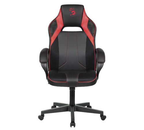 Кресло игровое A4Tech Bloody GC-300 черный/красный эко.кожа/ткань крестовина