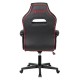Кресло игровое A4Tech Bloody GC-300 черный/красный эко.кожа/ткань крестовина