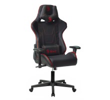 Кресло игровое A4Tech Bloody GC-400 черный/красный крестовина