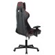 Кресло игровое A4Tech Bloody GC-400 черный/красный крестовина