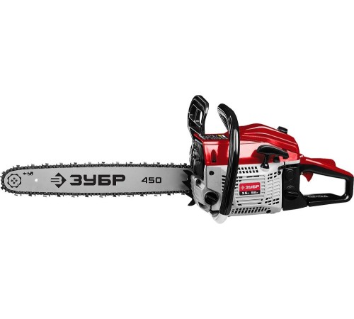 Бензопила Зубр ПБЦ-М52-45 2600Вт 3.5л.с. дл.шин.:18" (45cm)