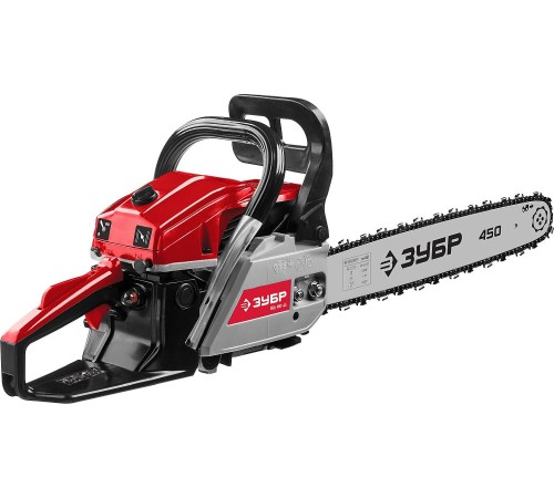 Бензопила Зубр ПБЦ-М52-45 2600Вт 3.5л.с. дл.шин.:18" (45cm)