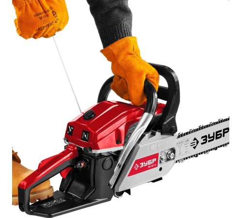 Бензопила Зубр ПБЦ-М52-45 2600Вт 3.5л.с. дл.шин.:18" (45cm)