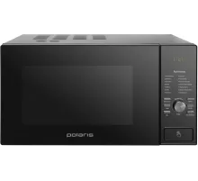 Микроволновая печь Polaris PMO 2303DG черный 23л 900Вт кнопки, поворотный механизм
