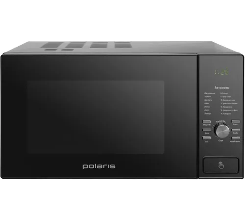 Микроволновая печь Polaris PMO 2303DG черный 23л 900Вт кнопки, поворотный механизм