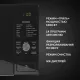 Микроволновая печь Polaris PMO 2303DG черный 23л 900Вт кнопки, поворотный механизм