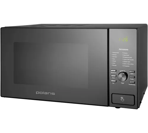 Микроволновая печь Polaris PMO 2303DG черный 23л 900Вт кнопки, поворотный механизм