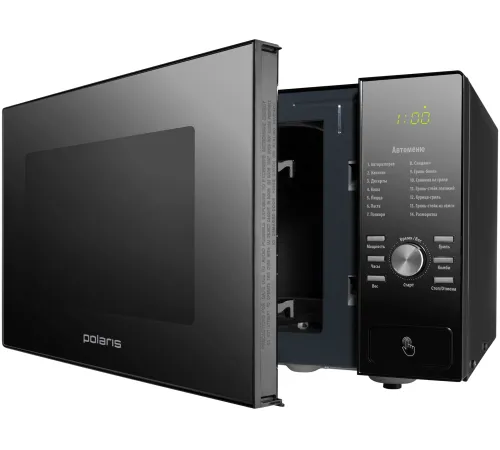 Микроволновая печь Polaris PMO 2303DG черный 23л 900Вт кнопки, поворотный механизм