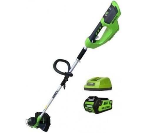 Триммер электрический Greenworks G40LTK2 аккум. неразбор.штан. реж.эл.:леска