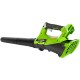 Воздуходувка Greenworks G40ABK4 пит.:от аккум. зеленый/черный