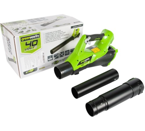Воздуходувка Greenworks G40ABK4 пит.:от аккум. зеленый/черный Воздуходувка Greenworks G40ABK4 пит.:от аккум. зеленый/черный