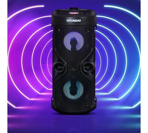 Минисистема Hyundai H-MC150 черный 50Вт/FM/USB/BT/SD/MMC Минисистема Hyundai H-MC150 черный 50Вт/FM/USB/BT/SD/MMC