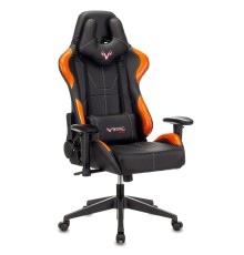Кресло игровое Бюрократ VIKING 5 AERO черный/оранжевый искусственная кожа с подголов. крестовина пластик