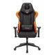 Кресло игровое Бюрократ VIKING 5 AERO черный/оранжевый искусственная кожа с подголов. крестовина пластик