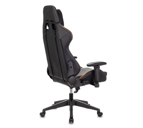 Кресло игровое Бюрократ VIKING 5 AERO черный/оранжевый искусственная кожа с подголов. крестовина пластик