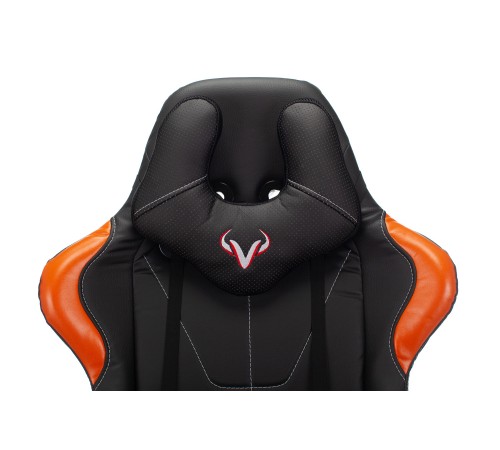 Кресло игровое Бюрократ VIKING 5 AERO черный/оранжевый искусственная кожа с подголов. крестовина пластик