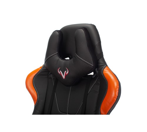 Кресло игровое Бюрократ VIKING 5 AERO черный/оранжевый искусственная кожа с подголов. крестовина пластик