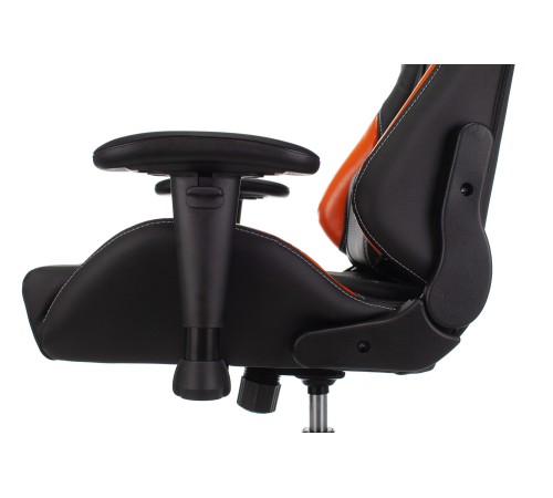 Кресло игровое Бюрократ VIKING 5 AERO черный/оранжевый искусственная кожа с подголов. крестовина пластик