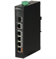 Защищенный 4-портовый РОЕ коммутатор, неуправляемый Dahua DH-PFS3106-4ET-60