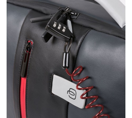 Рюкзак мужской Piquadro Urban CA4818UB00/GRN серый/черный натур.кожа