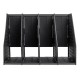 Лоток вертикальный Deli 78996DK-GREY 4отд. складной 332x256x243мм темно-серый пластик