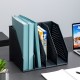 Лоток вертикальный Deli 78996DK-GREY 4отд. складной 332x256x243мм темно-серый пластик