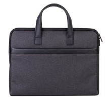 Папка-портфель Deli 63751GREY 1 отдел. терилен серый