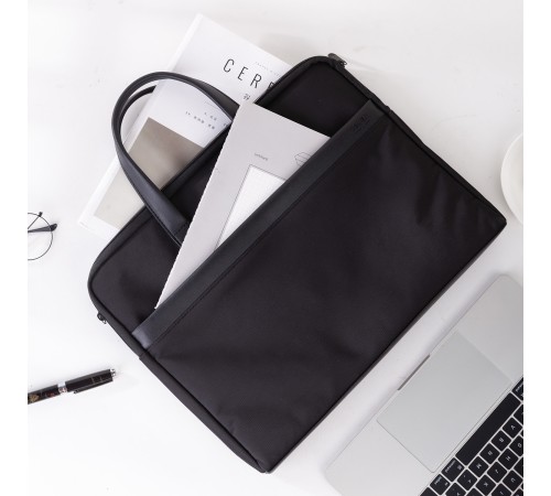 Папка-портфель Deli 63751BLACK 1 отдел. терилен черный