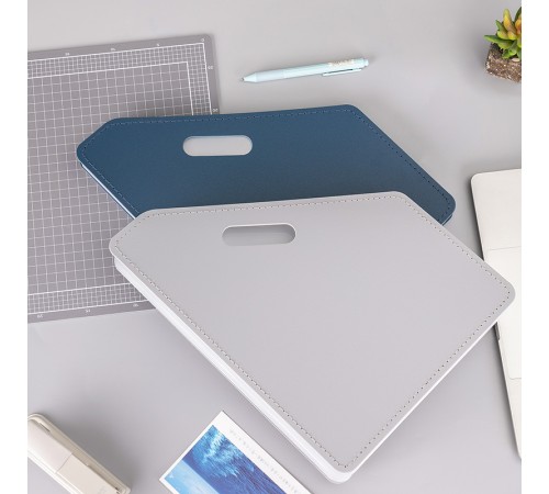 Лоток вертикальный Deli 63952DK-BLUE для бумаг A4 темно-синий полипропилен