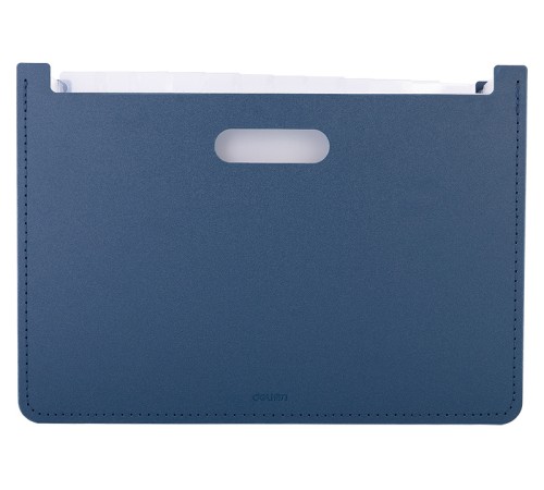 Лоток вертикальный Deli 63951DK-BLUE для бумаг A4 темно-синий полипропилен