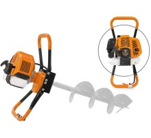 Мотобур Carver AG-43/000 бытовой 2-х такт. 1250Вт 1.7л.с. 43см3 6500об/мин (01.003.00038)