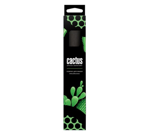 Коврик для мыши Cactus CS-MP-D02S Мини черный 250x200x3мм Коврик для мыши Cactus CS-MP-D02S Мини черный 250x200x3мм