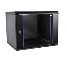 Шкаф коммутационный ЦМО ШРН-ЭКОНОМ (ШРН-Э-12.350-9005) настенный 12U 600x350мм пер.дв.стекл 85кг черный 300мм