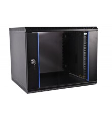 Шкаф коммутационный ЦМО ШРН-ЭКОНОМ (ШРН-Э-12.350-9005) настенный 12U 600x350мм пер.дв.стекл 85кг черный 300мм