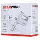 Миксер ручной Starwind SHM-311 350Вт белый