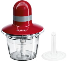 Измельчитель электрический Bosch MMR08R2 0.8л. 400Вт красный