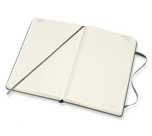 Ежедневник Moleskine CLASSIC Large 130х210мм 400стр. зеленый