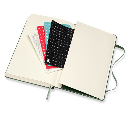 Ежедневник Moleskine CLASSIC Large 130х210мм 400стр. зеленый