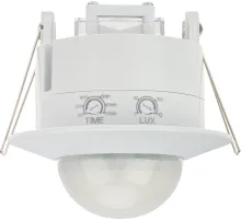 Датчик движения точечный  ДДТ 01, 360°, 2000 Вт,10-2000 Лк, 2-20 м, 10-420 сек. REXANT